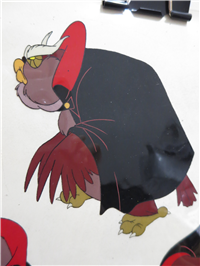 ROCK-A-DOODLE Grand Duke Character Guide Animation Cel (Don Bluth, 1991)