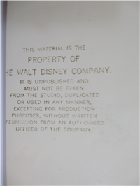 LITTLE MERMAID Original Character Guide/Model Animation Art (Disney, 1989)