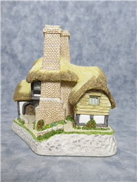 David Winter MOONLIGHT HAVEN 5-1/2 inch Porcelain Cottage (J Hine Ltd, 1991)