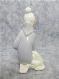 SHEPHERD WITH LAMB 5-3/4 inch Porcelain Figurine  (Lladro, #4676, 1970)