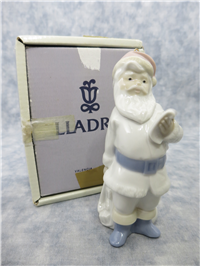 SANTA CLAUS  4-1/2 inch Porcelain Figurine Ornament (Lladro, #5842)