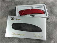 GIGAND SPECTRUM LT *Fred Carter* Red AUS-8 Stainless Folding Linerlock Knife