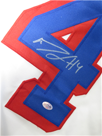 MICHAEL DEL ZOTTO #4 Signed RANGERS Sewn-On Style NHL Jersey Size XL (JAG Sports Marketing, LLC)