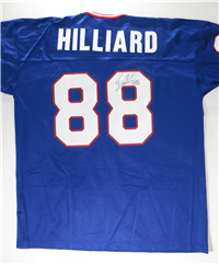 IKE HILLIARD #88 Signed GIANTS Champion Brand NFL Jersey Size XL