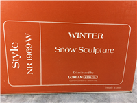Norman Rockwell SNOW SCULPTURE Grand Pals Four Seasons 8-1/2" Figurine (Gorham)