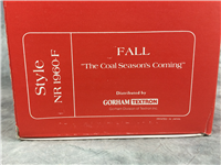 Norman Rockwell COAL SEASON'S COMING Helping Hand 4 Seasons 8" Figurine (Gorham)