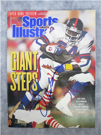 Ottis Anderson Signed SPORTS ILLUSTRATED Vol. 74 #3  (The Time, Inc., January 28, 1991)