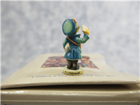 First Edition POSTMAN 7/8 inch Olszewski/Goebel Miniature Figurine (Hummel  255-P, 1989)