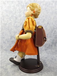 SCHOOL GIRL 13 inch 125th Anniversary Porcelain Doll (Hummel 521, TMK 6, 1996)