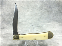 2012 MOORE MAKER 5102 LLG Smooth White Bone Single Blade Trapper Knife
