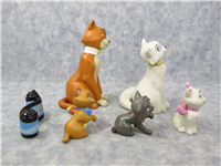 THOMAS O'MALLEY, TOULOUSE, MARIE, BERLIOZ AND DUCHESS The Aristocats Limted Edition 30th Anniversary Disney Figurine Set (WDCC, 1211154, 2000)