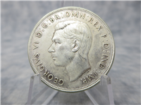 AUSTRALIA 1 Crown .925 Silver Coronation of King George VI commemorative Coin KM 34