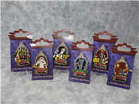 Friday The 13th At The HAUNTED MANSION Limited Edition Pin Set of 6 (WDW, 2007)