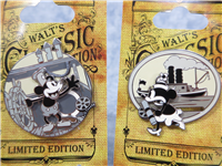 STEAMBOAT WILLIE Limited Edition Walt's Classic Collection Pin Set (Disney, 2010)