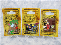 FAN AND FANCY FREE Walt's Classic Collection Limited Edition Pin Set (Disney, 2010)