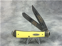 2000 CASE XX 3254 Collectors Series Limited Ed. New Millenium Yellow Trapper Knife