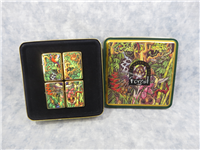 MYSTERIES OF THE FOREST Brass Lighter Collection & Collectible Tin (Zippo,1995)  