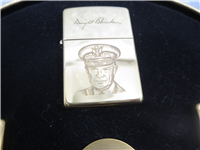 D-DAY Allied Heroes/4 General 50TH ANNIVERSARY Collectors Edition Lighter Set (Zippo,1994)  