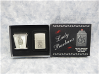 Limited Edition LADY BARBARA 65th Anniversary Table Top Lighter Set (Zippo,1997)  