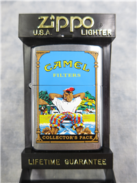 Camel Collector's Pack AT THE BEACH Brushed Chrome Lighter (Zippo, 1998) 