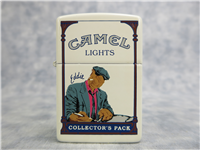 Camel Collector's Pack EDDIE DRUMS White Matte Lighter (Zippo, 1994) 