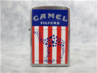 1 of 100 Camel AMERICAN FLAG Brushed Chrome Lighter (Zippo, Decade Collection, 2000) 
