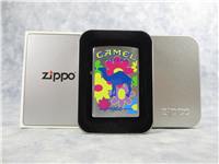 1 of 100 Camel FLOWERS Brushed Chrome Lighter (Zippo, CZ385, Decade Collection, 2000) 