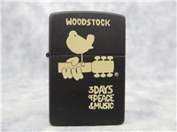 WOODSTOCK '3 Days of Peace & Music' Black Matte Lighter (Zippo, 1994)  
