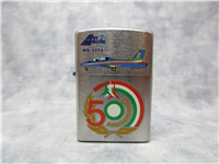 AERMACCHI MB-339A 50th Anniversary Brushed Chrome Lighter (Zippo, 2011)