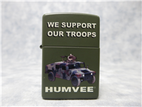 WE SUPPORT OUR TROOPS/HUMVEE Army Green Matte Lighter (Zippo, 2004)