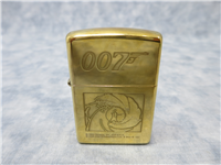 007 JAMES BOND Brass Lighter (Zippo, 1996)