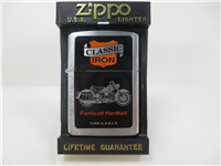 Harley Davidson PANHEAD HARDTAIL Classic Iron Brushed Chrome Lighter (Zippo, 1994)