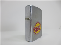 GOLDEN FLAKE Snack Foods Logo Brushed Chrome Lighter (Zippo, 1976)