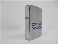 CONTAX YASHICA Advertising Logo Brushed Chrome Lighter (Zippo, 1985)