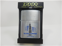 SEARS TOWER Chicago Brushed Chrome Lighter (Zippo, 1999)