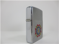 VETERANS OF FOREIGN WARS OF THE UNITED STATES Brushed Chrome Lighter (Zippo, 1968)