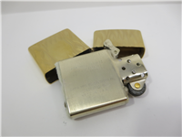 VERTICAL BARK Gold Plated Brass Lighter (Zippo, 1977)