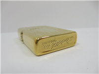 VERTICAL BARK Gold Plated Brass Lighter (Zippo, 1977)