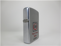 SERTA Mattress Brushed Chrome Advertising Lighter (Zippo, 1953-1955)