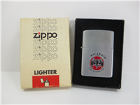 BACARDI RUM Brushed Chrome Advertising Lighter (Zippo, 1980)