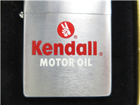KENDALL Motor Oil Brushed Chrome Advertising ZipLight (Zippo, 2000)