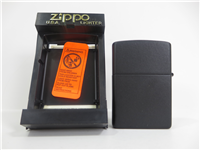 CIA 50th Anniversary Black Matte Lighter (Zippo, 1998)