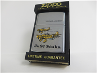Vintage Aircraft JU87 STUKA Polished Chrome Lighter (Zippo, 1993)