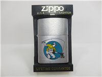 FISHERMAN 180FSH Brushed Chrome Lighter (Zippo, 1996)