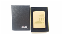 Employees Celebrate 300 MILLION Employees Only Tan Matte Lighter (Zippo, 1932-1996) 