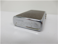 WOOD GRAIN Engraveable Polished Chrome Slim Lighter (Zippo, 1976)  