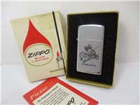 TLT-BABCOCK INC Polished Chrome Slim Double Sided Advertising Lighter (Zippo, 1979)