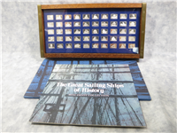 The 50 Greatest Sailing Ships in History Mini Ingots Collection  (Franklin Mint, 1976)