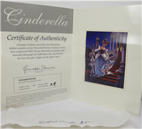 CINDERELLA 24X29 inch Limited Edition Framed Lithograph Art  (Giuseppe Armani, 1995 WDW Convention)