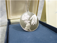 Mother's Day Sterling Silver Pendant Charm (Franklin Mint, 1973)